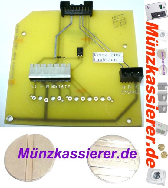 Beckmann Ems 335 EMS335 Münzautomat Netzplatine-www.münzkassierer.de-1