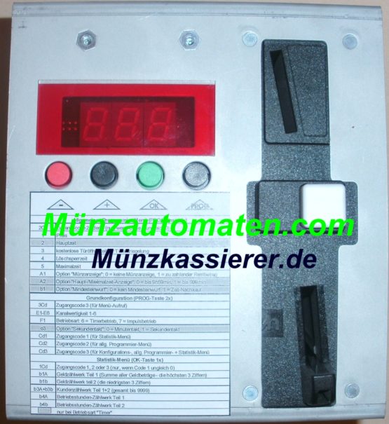 Münzkassierer.de Münzautomaten.com Holtkamp Paybox Steuereinheit