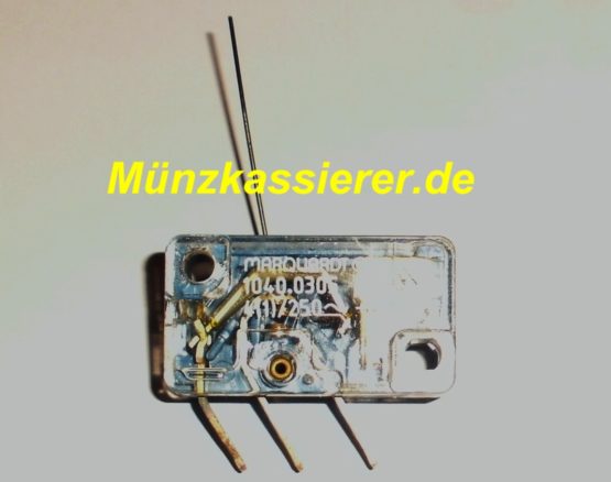 Schalter Mikroschalter Münzprüfer MPR310 MPR 310 Münzkassierer.de Münzautomaten