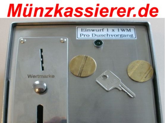 MÜNZKASSIERER FÜR DUSCHE (1)